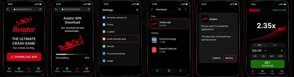 Aviator APK Setup and Installation Steps