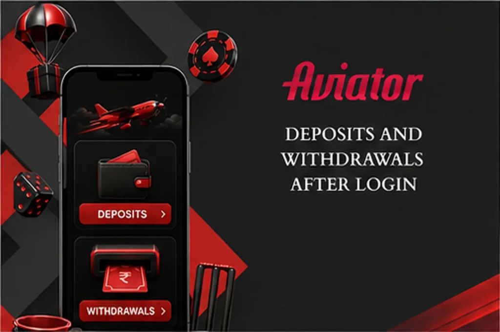 Aviator deposits and withdrawals after login
